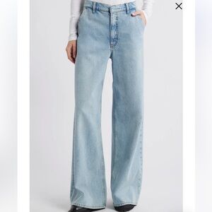 FRAME The High Waist Wide Leg Trouser Jean